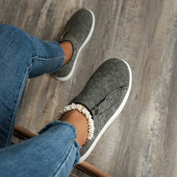 Women's Slip-On Flat Sneakers 31801097C