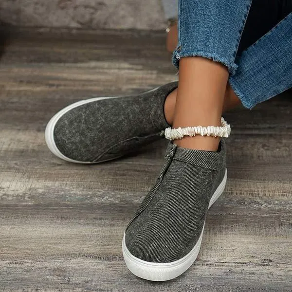 Women's Slip-On Flat Sneakers 31801097C