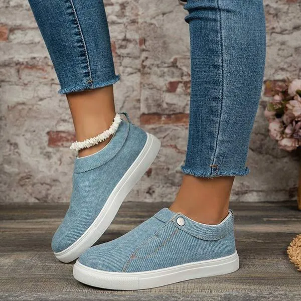 Women's Slip-On Flat Sneakers 31801097C
