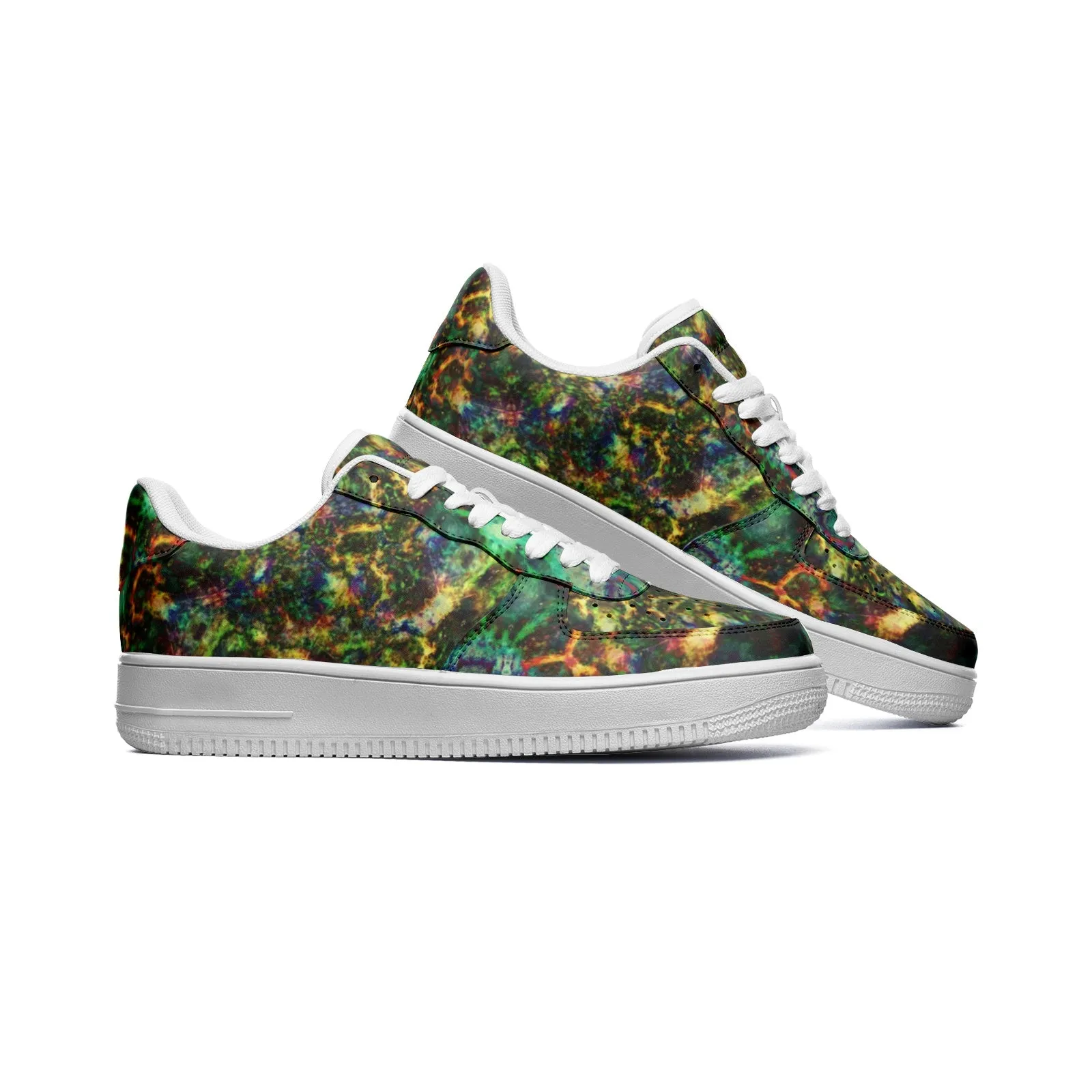 Xerxes Full-Style Psychedelic Platform Sneakers