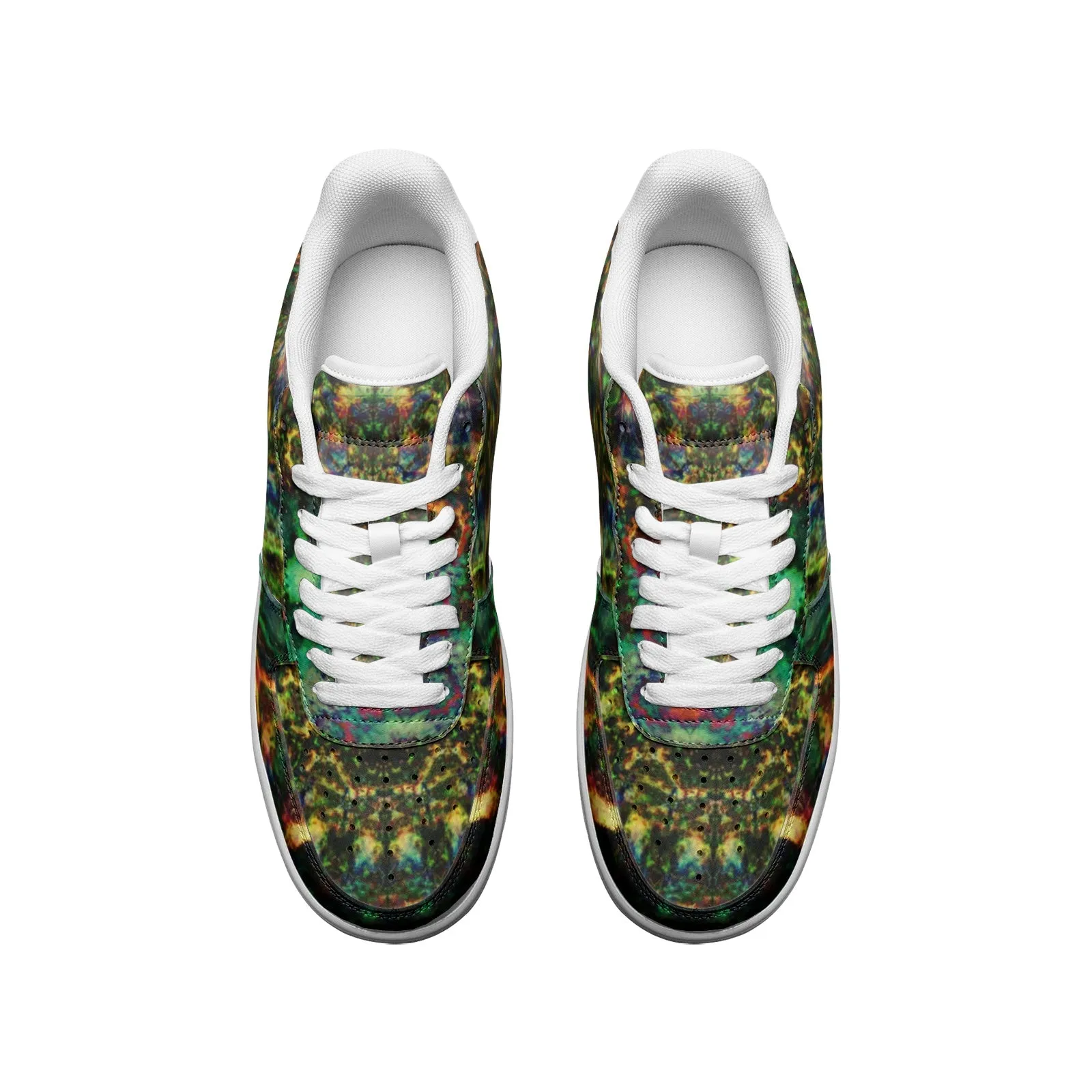Xerxes Full-Style Psychedelic Platform Sneakers